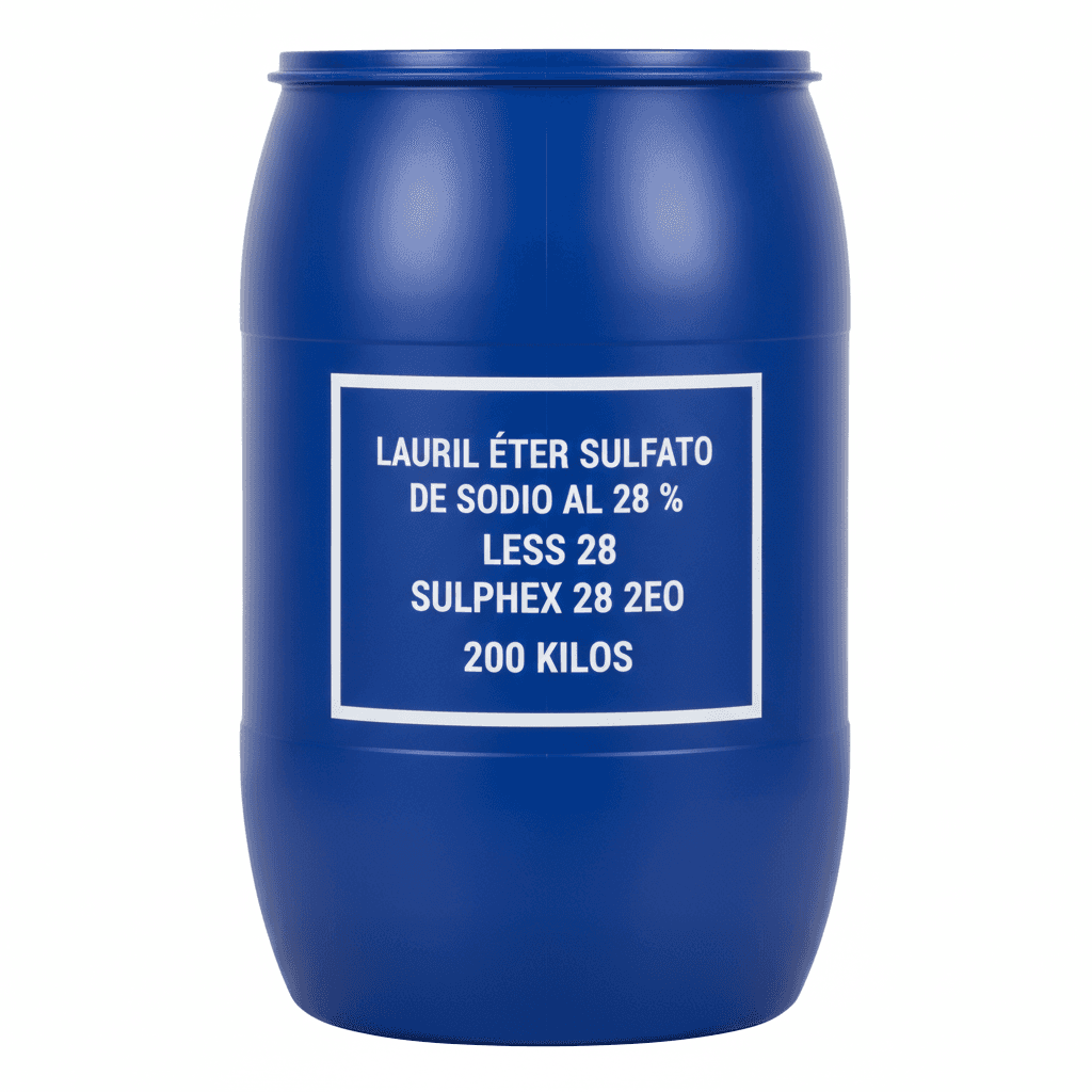 Lauril éter sulfato de sodio al 28 %, LESS 28, SULPHEX 28 2EO