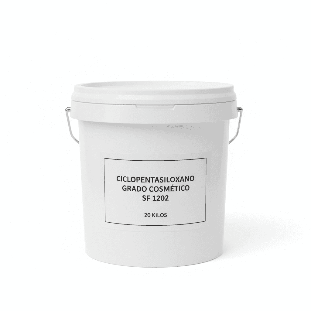 CICLOPENTASILOXANO GRADO COSMÉTICO SF 1202, Cubeta con 20 Kios