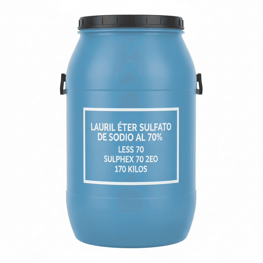 Lauril éter sulfato de sodio al 70%, LESS 70, SULPHEX 70 2EO