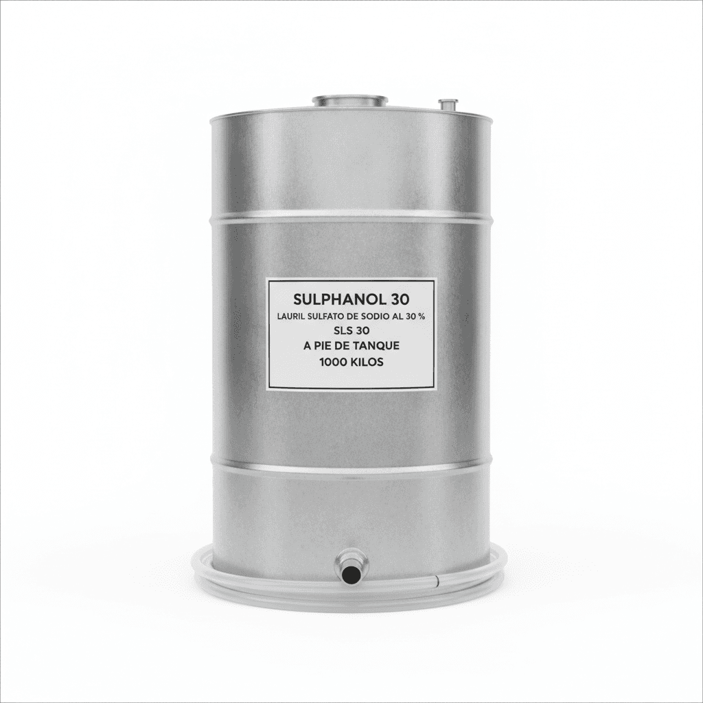 SULPHANOL 30, Lauril sulfato de sodio al 30 %, SLS 30, A PIE DE TANQUE