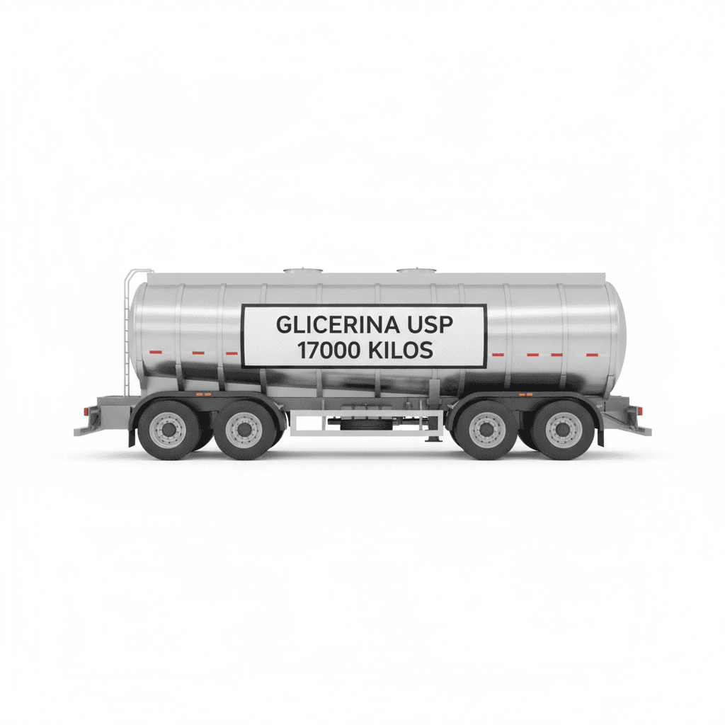 GLICERINA USP, Pipa con 17 Tons